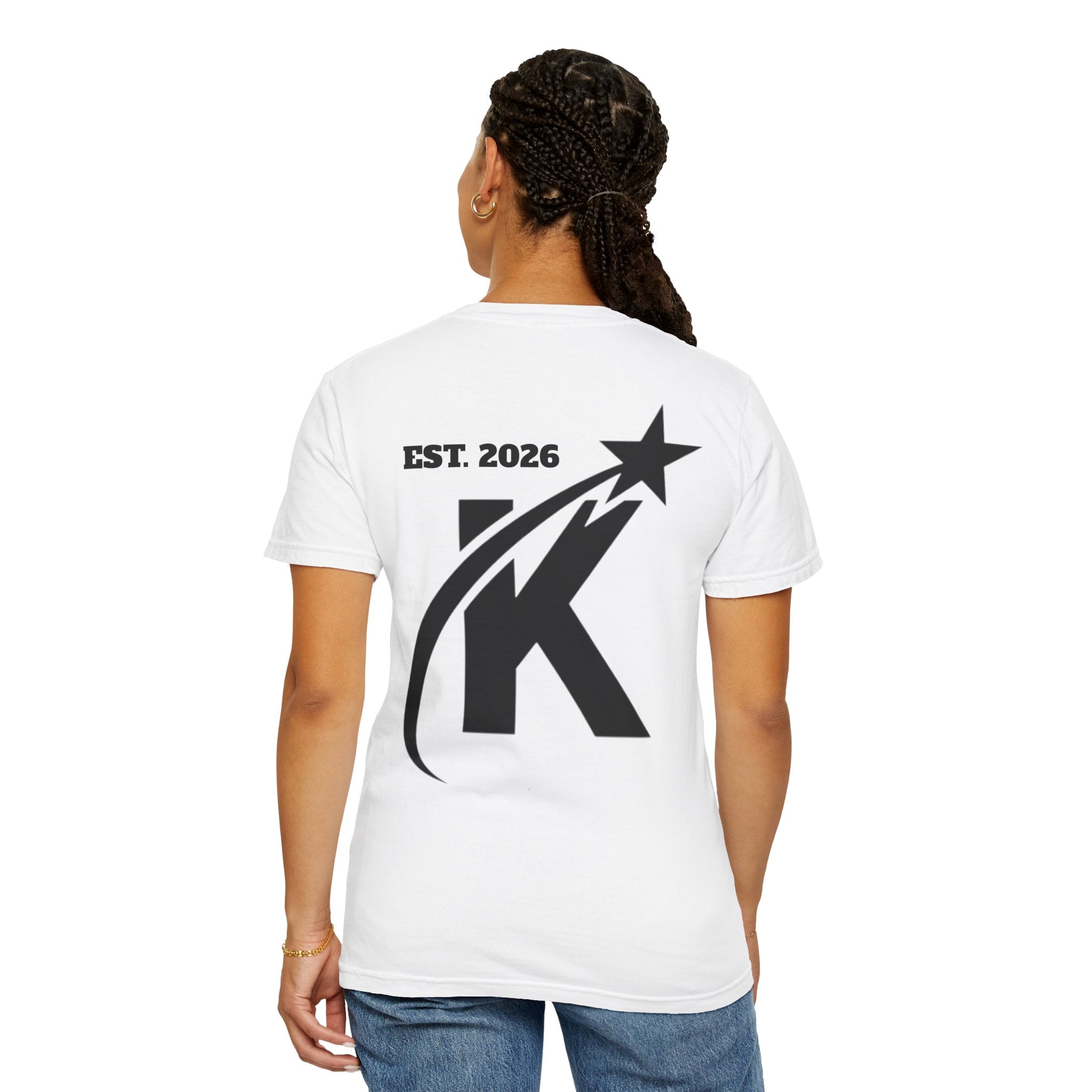 KØRE 'Stands Out With Reason' Serie — K Logo Back, EST. 2026 (Combo set with t shirt and cap)